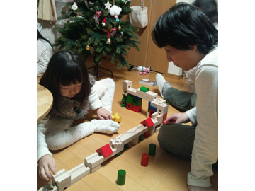 サラちゃん(6歳)とパパ