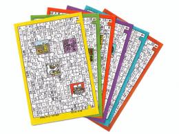 おはなし迷路の絵はがきセット(全6枚)|なぞなぞ工房(日本)