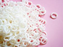 【ままごと食材】チェーンリング(白)500g