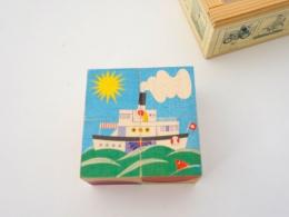 六面体パズル・4pcs・乗物|アトリエフィッシャー社(スイス)