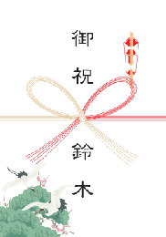 蝶結び・鶴のしカード