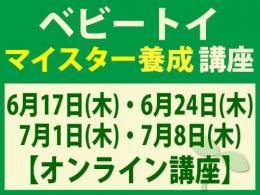 【オンラインライブ講座】2027年6月17日(木)・24日(木)・7月1日(木)・7月8日(木)ベビートイ・マイスター養成講座|一般社団法人