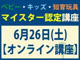 【オンラインライブ講座】2027年6月26日(土)マイスター認定講座|一般社団法人 日本知育玩具協会