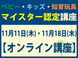 【オンラインライブ講座】2027年11月11日(木)・11月18日(木)マイスター認定講座|一般社団法人 日本知育玩具協会