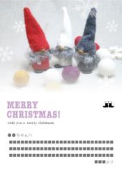 <クリスマスカード>こびと