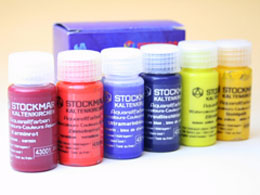 透明水彩絵の具〈三原色〉20ml×6本セット|シュトックマー社(ドイツ)