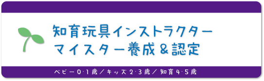 知育玩具インストラクター2級養成講座